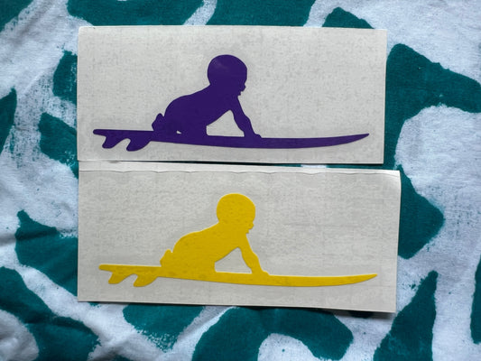 Surfing Keiki Decal