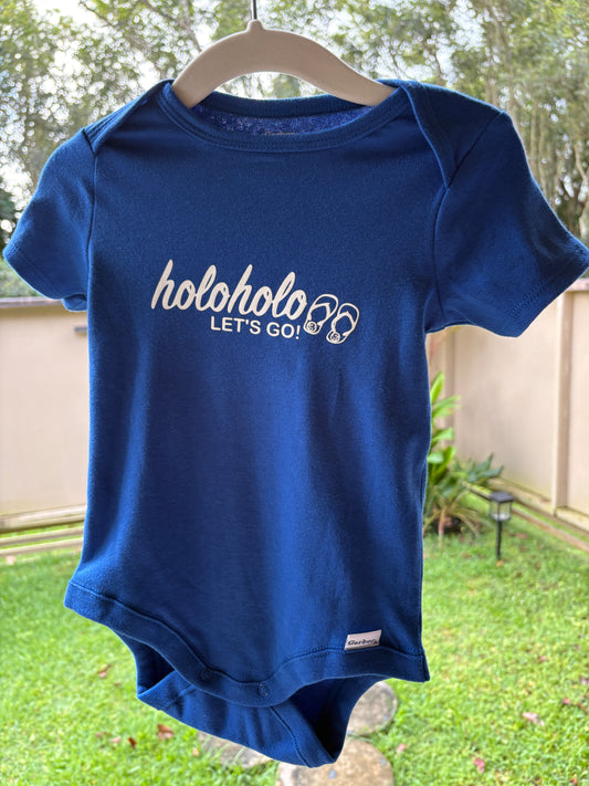 Alumni Week Blue and White Keiki Onesie